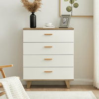 Classic Buffet Sideboard Storage Cabinet 4 drawer by Corrigan Studio
