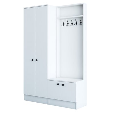 Pollmann Hall Tree with Shoe Storage by East Urban Home