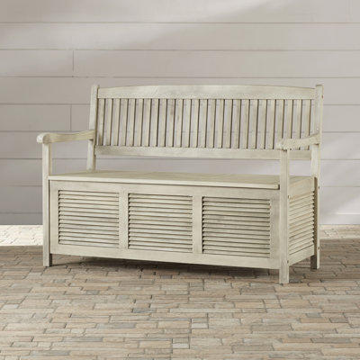 Wooden Storage Bench by One Allium Way