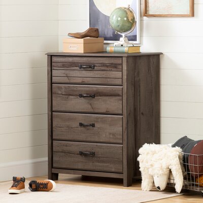 Cubby 4 Drawer Chest by Harriet Bee