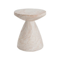 Sayle Stone/Concrete Side Table by Joss & Main
