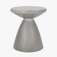 Sayle Stone/Concrete Side Table by Joss & Main