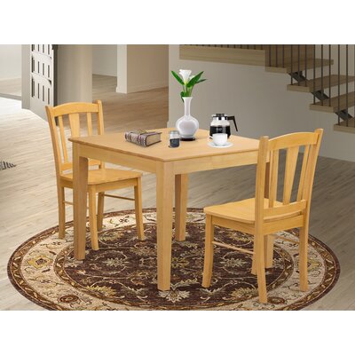 Balfour Solid Wood Dining Set by Three Posts