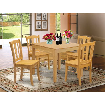 Balfour Solid Wood Dining Set by Three Posts
