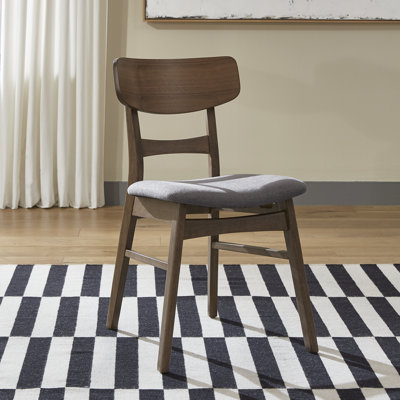 Didmarton Panel Back Side Chair - Medium Brown by Zipcode Design