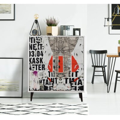 Caslin 4 - Shelf Storage Cabinet