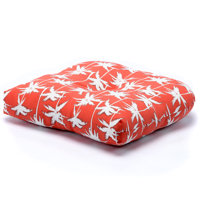 Palmetto Outdoor Seat Cushion by Bayou Breeze