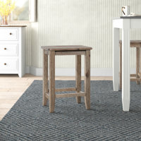 Salita Solid Wood 24" Counter Stool by Gracie Oaks