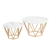 Kezlin Trestle 2 Coffee Table by Everly Quinn