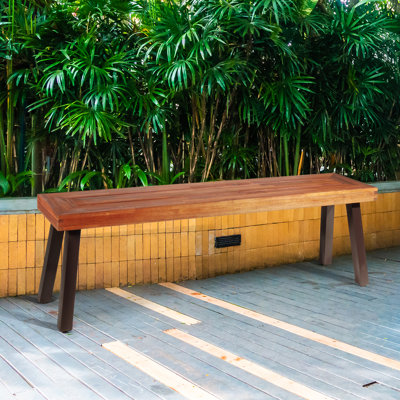Metal Picnic bench by Latitude Run