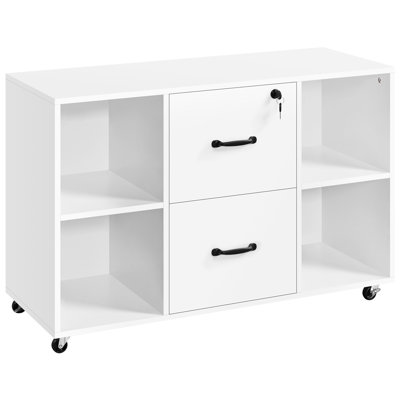 Elisavet 39.5″ Wide 2-Drawer Mobile Lateral Filing Cabinet by Inbox Zero