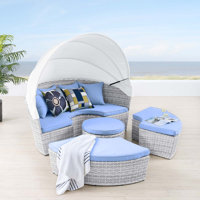 Modway Scottsdale Canopy Outdoor Patio Daybed