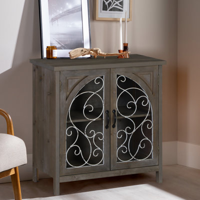Wire Hollowed Accent Cabinet by Red Barrel Studio