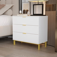 Devizes 3 - Drawer Nightstand by Willa Arlo Interiors
