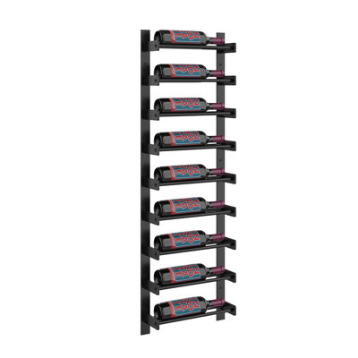 Abbie-May 9 Bottle Wall Mounted Wine Bottle Rack by Prep & Savour