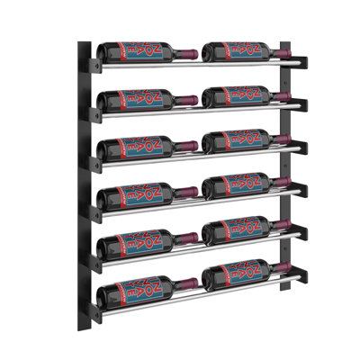 Abbie-Marie Wall Mounted Wine Bottle Rack by Prep & Savour