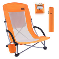 Damyn Folding Beach Chair by Arlmont & Co.