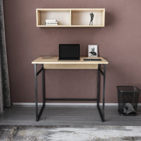 Hussum Modern Desk by Latitude Run