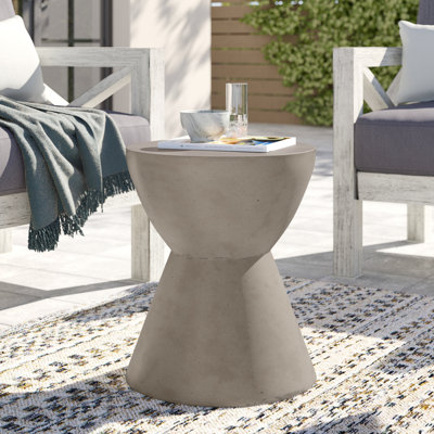 Quigley Concrete Accent Stool by Trent Austin Design