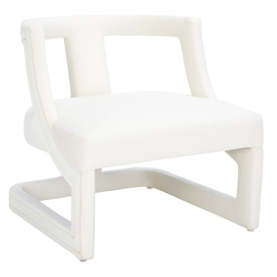 Fordville 26.4" Wide Velvet Barrel Chair by Wade Logan