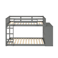 Chelsey-May Twin over Twin 4 Drawer Bunk Bed with Shelves by Harriet Bee by Harriet Bee