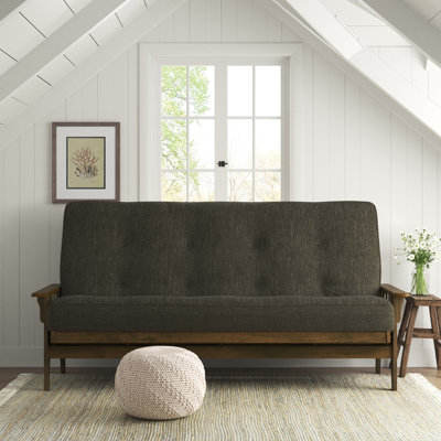 Stratford Queen 87" Wide Loose Back Futon and Mattress by The Twillery Co.