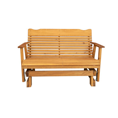 Reno 4 Ft. Cedar Glider, Amish-Made by Lark Manor