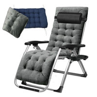 Doninique Folding Zero Gravity Chair with Cushion by Arlmont & Co.