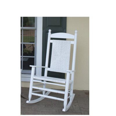 Outdoor Rocking Solid Wood Chair by Hinkle Chair Company