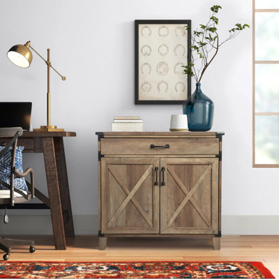 Nguyen 1 - Drawer Farmhouse Storage Cabinet by Trent Austin Design