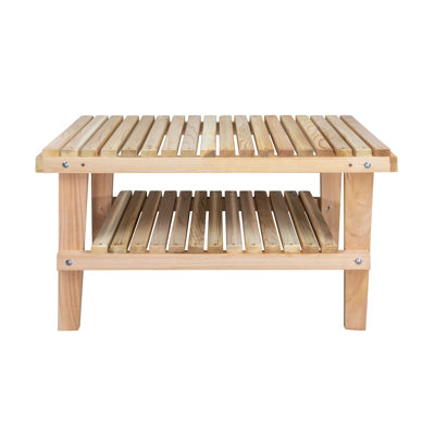 Aleeshia Cedar Coffee Table, Amish-made by Loon Peak