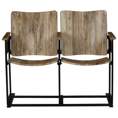 Adalina Steel Garden Bench by Williston Forge