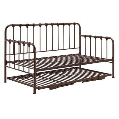 Jordao Twin Iron Daybed with Trundle by Trent Austin Design