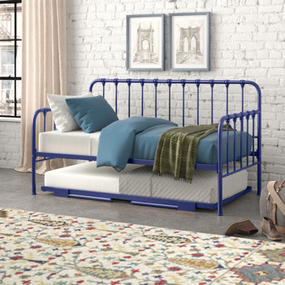 Jordao Twin Iron Daybed with Trundle by Trent Austin Design