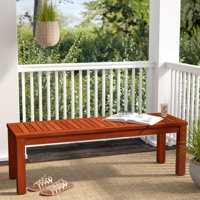 Alyisa Wooden Picnic Bench by Lark Manor