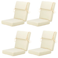 Lucy 4" Outdoor Seat / Back Cushion by Trule