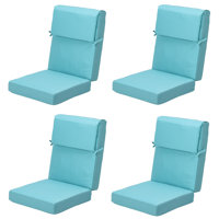 Lucy 4" Outdoor Seat / Back Cushion by Trule