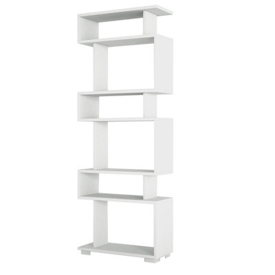 65" H x 23.6" W Geometric Bookcase by Latitude Run