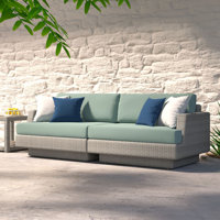 Ehrenfried 96" Outdoor Sofa by George Oliver