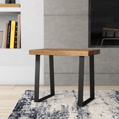 Ovellette Old Pine Wood Stool by Trent Austin Design