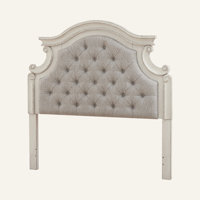 Mohn Upholstered Solid Wood Panel Headboard