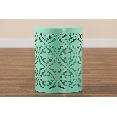 Cerallua Metal Side Table by Canora Grey