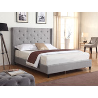 Anthelme Tufted Upholstered Low Profile Platform Bed