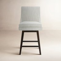 Zahara Upholstered Swivel Counter & Bar Stool by Joss & Main