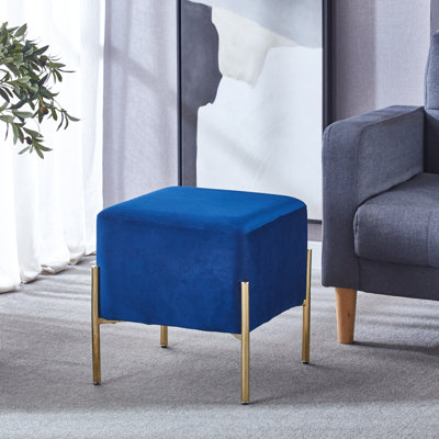 Barnum 16" Wide Square Footstool Ottoman