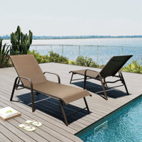 Guyden Outdoor Aluminum Chaise Lounge by Arlmont & Co.