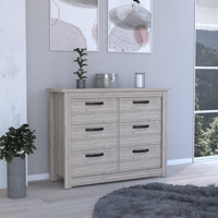 6 Drawer 47.24" W Double Dresser by Latitude Run