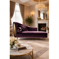 Ramone Left-Arm Chaise Round Arm Chaise Lounge by Everly Quinn