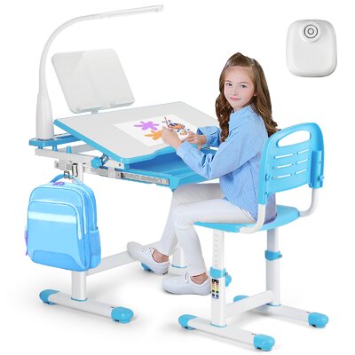 Trona 26" Writing Desk with Chair Set by Zoomie Kids