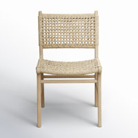Yvaine FrancTeak Patio Outdoor/Indoor Dining Side Chair by Joss & Main
